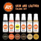 AK INTERACTIVE 3rd Generation- SKIN AND LEATHER COLORS SET