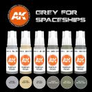AK INTERACTIVE 3rd Generation- GREY FOR SPACESHIPS set
