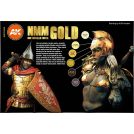 AK INTERACTIVE 3rd Generation- NMM (NON METALLIC METAL) GOLD set