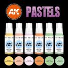 AK INTERACTIVE 3rd Generation- PASTELS COLORS SET