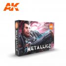 AK INTERACTIVE 3rd Generation- METALLICS COLORS SET