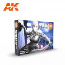 AK INTERACTIVE 3rd Generation- WHITE COLORS SET