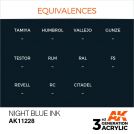 AK INTERACTIVE: 3rd Generation Night Blue INK 17ml