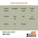 AK INTERACTIVE 11010 MEDIUM GREY 3RD GENERATION