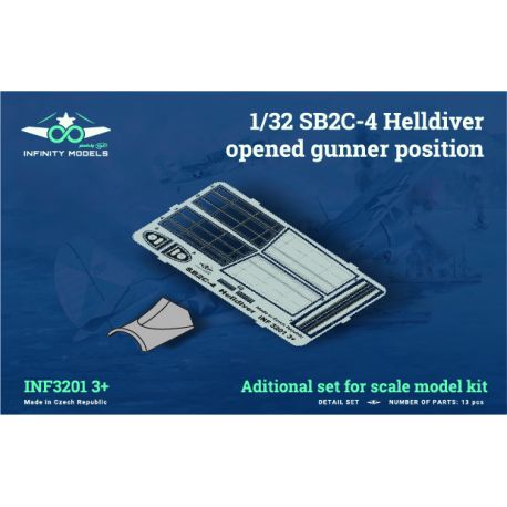 INFINITY MODELS- SB2C-4 Helldiver opened gunner position
