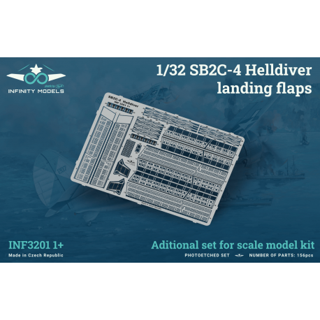 INFINITY MODELS- SB2C-4 Helldiver landing flaps