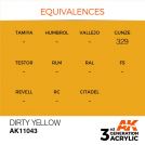AK INTERACTIVE 11043 Dirty Yellow 3rd Generation