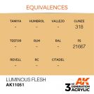 AK INTERACTIVE 11051 Luminous Flesh 3rd Generation