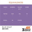 AK INTERACTIVE: colore acrilico 3rd Generation Blue Violet 17ml