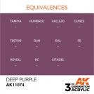 AK INTERACTIVE: colore acrilico 3rd Generation Deep Purple 17ml