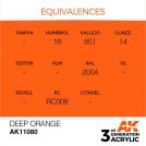 AK INTERACTIVE: colore acrilico 3rd Generation Deep Orange 17ml