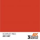 AK INTERACTIVE: colore acrilico 3rd Generation Scarlet Red 17ml