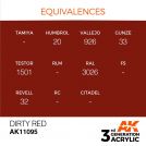 AK INTERACTIVE: colore acrilico 3rd Generation Dirty Red 17ml
