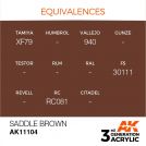 AK INTERACTIVE 11104 Saddle Brown 3rd Generation