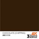 AK INTERACTIVE: colore acrilico 3rd Generation Chocolate (Chipping) 17ml