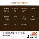 AK INTERACTIVE: colore acrilico 3rd Generation Chocolate (Chipping) 17ml
