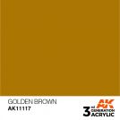 AK INTERACTIVE: colore acrilico 3rd Generation Golden Brown 17ml