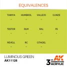 AK INTERACTIVE: colore acrilico 3rd Generation Luminous Green 17ml