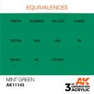 AK INTERACTIVE: colore acrilico 3rd Generation Mint Green 17ml