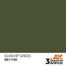 AK INTERACTIVE: colore acrilico 3rd Generation Gunship Green 17ml