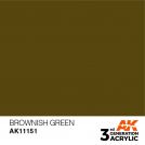 AK INTERACTIVE: colore acrilico 3rd Generation Brownish Green 17ml
