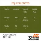 AK INTERACTIVE: colore acrilico 3rd Generation Alga Green 17ml