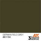 AK INTERACTIVE: colore acrilico 3rd Generation German Field Grey 17ml
