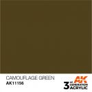 AK INTERACTIVE: colore acrilico 3rd Generation Camouflage Green 17ml