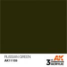 AK INTERACTIVE: colore acrilico 3rd Generation Russian Green 17ml