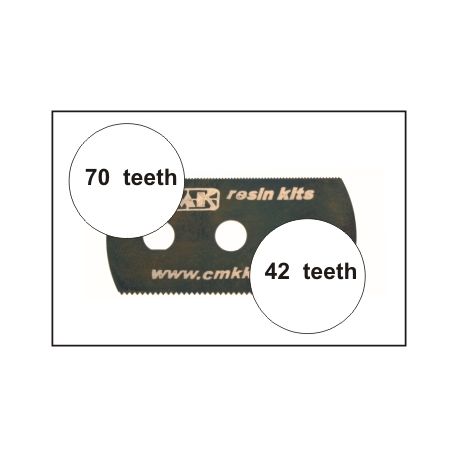 CMK H1000- Seghetto extra levigato (2 lati, 70+42 denti)