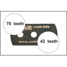 CMK H1000- Seghetto extra levigato (2 lati, 70+42 denti)