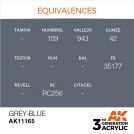AK INTERACTIVE: colore acrilico 3rd Generation Grey-Blue 17ml