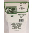 EVERGREEN 9015- STYRENE 0,4MM (3 sheets)