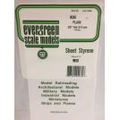 EVERGREEN 9015- STYRENE 0,4MM (3 sheets)