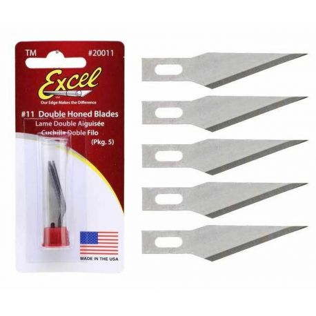 EXCEL 20011-DOUBLE HONED BLADE PACK -5PCS
