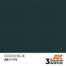 AK INTERACTIVE: colore acrilico 3rd Generation Ocean Blue 17ml