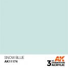 AK INTERACTIVE: colore acrilico 3rd Generation Snow Blue 17ml