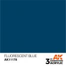 AK INTERACTIVE: colore acrilico 3rd Generation Fluorescent Blue 17ml