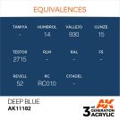 AK INTERACTIVE: colore acrilico 3rd Generation Deep Blue 17ml