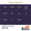 AK INTERACTIVE: colore acrilico 3rd Generation Amethyst Blue 17ml