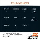 AK INTERACTIVE: colore acrilico 3rd Generation Strong Dark Blue 17ml