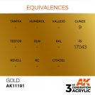 AK INTERACTIVE: colore acrilico 3rd Generation Gold 17ml