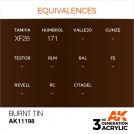 AK INTERACTIVE: colore acrilico 3rd Generation Burnt Tin 17ml