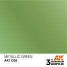 AK INTERACTIVE: colore acrilico 3rd Generation Metallic Green 17ml