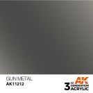 AK INTERACTIVE: colore acrilico 3rd Generation Gun Metal 17ml