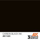AK INTERACTIVE: colore acrilico 3rd Generation Carbon Black INK 17ml