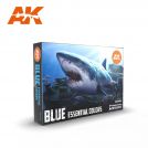 AK Iinteractive 11618 3rd Generation Blue Essential Colors Set