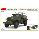 MINIART 35383 G7107 w/CREW 1,5t 4X4 CARGO TRUCK w/METAL BODY