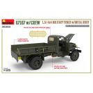 MINIART 35383 G7107 w/CREW 1,5t 4X4 CARGO TRUCK w/METAL BODY