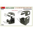 MINIART 35383 G7107 w/CREW 1,5t 4X4 CARGO TRUCK w/METAL BODY